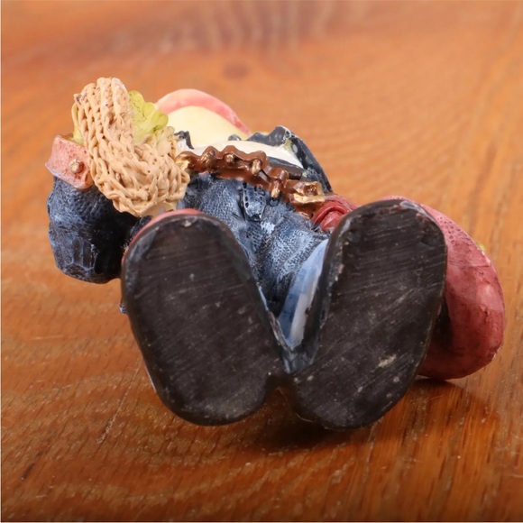 FROG Anthropomorphic Figurine Rodeo Rope Red Cowboy Hat Boot Knick Knack - Picture 6 of 6